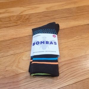 Black Bombas Socks  XS